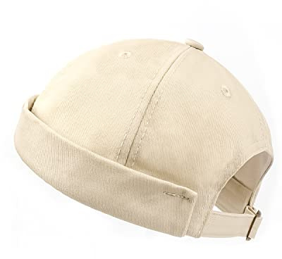 Zylioo XXL Docker-Cap Docker Mütze Für Großen Kopf Übergroße Watch Cap Trawler Seemannsmütze Hafenmütze Brimless Beanie Mütze