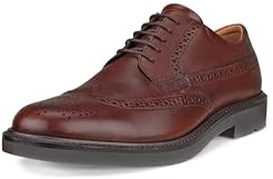 ECCO Metropole Brogue Tan Leather Mens Brogues 525614-01053