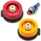 2 Pieces Camping Nozzle Gas Bottle Convert Adapter Connector Stove Connector for Camping Stove and Camping Gas Butane Canister to Screw Gas Cartridge