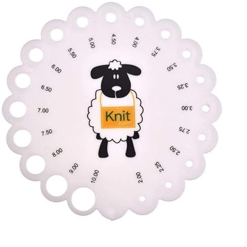 Nadel-Messgerät zum Knitten, zum Selbermachen, für Dressing, Nähen, Stoff, Zubehör für Damen, Häkelnadeln, Stricken, 2,0 mm-10 mm
