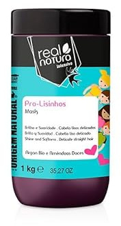 Real Natura - Máscara Sin Sal Pro-Lisos Anti-Frizz - 1kg - Hidratación y Control del Frizz