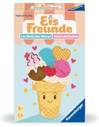 Ravensburger 23048 - EIS-Freunde, süßes Merk- und Sammelspiel für Kinder ab 3 Jahren, für 2-4 Spieler
