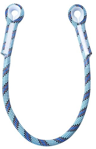 Prusik Cord 22KN Eye-to-Eye Pre-Sewn Nylon Prusik Loop Heat Resistant Friction Sutured Terminals Climbing Cord with Plastic Cover Multi-Purpose Rope for Climbing Arborist Rescue