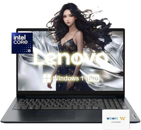 Lenovo - Portatile FHD da 15,6 pollici | Intel Core i5-1235U (10 core fino a 4,40 GHz) | 40 GB di RAM | SSD PCIe da 1 TB | antiriflesso | Lettore di schede SD | WiFi 6 | HDMI | Bluetooth |
