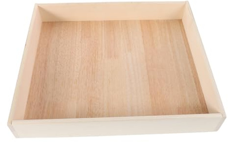 Abaodam Caja De Arena Cuadrada para Niño Niña Bandeja Arena para Actividades Interiores y Exteriores Diseño Seguro y Funcional para Almacenamiento y Diversión Infantil