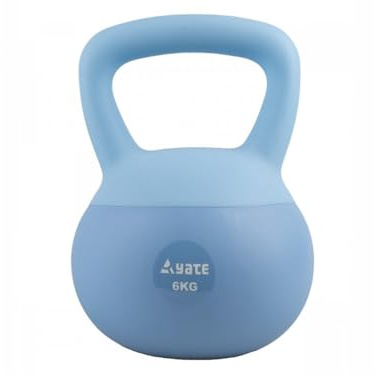 Yate Soft Kettlebell – Bodenschonendes Trainingsgewicht mit ergonomischem Griff & weicher Füllung - Kugelhantel weich 2kg - 8kg Kettle Bell