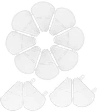 TOYZFRIENDY 10stücke Make-up-pinsel-abdeckungen Aus Kunststoff Transparent Zum Schutz Vor Staub Und Feuchtigkeit Für Verschiedene Pinselköpfe