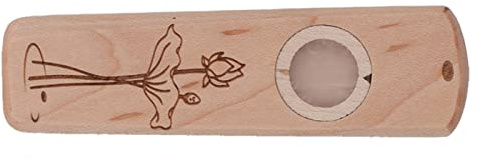 SPYMINNPOO Kazoo-Begleitharmonika aus Holz, Leichtes Membranblasinstrument für Spieler Akustischer Instrumente (Ahorn)