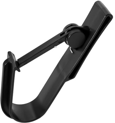 Lotsdonxia Black Universal Scaffold Hook for Tool Belt, Durable Plastic Drill Clip & Impact Wrench Holder for Construction & DIY Projects