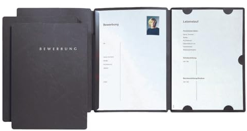 Pagna Bewerbungsset Select Basic (3 Bewerbungsmappen) schwarz