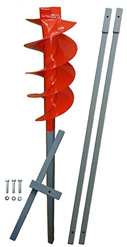 Brunnenandi Erdbohrer Made-in-Germany 160mm-und-3-Meter lang HIER-versch.-Längen VERLÄNGERBAR---- auch als Brunnenbohrer, Handerdbohrer, Erdlochbohrer, Brunnenbohrgerät, Pflanzbohrer, Zaunbohrer, Pfahlbohrer uvm. einsetzbar !