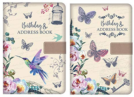 Adressbuch, DIN A5, Leinen, bedruckt