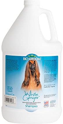 BIO-GROOM - White Ginger Shampoo - Hundeshampoo mit natürlichem Ingweraroma - Mit Aloe Vera, Kamille und Sojaprotein - Erfrischender Duft - Schäumt schnell - Einfaches Ausspülen - 3.8 L