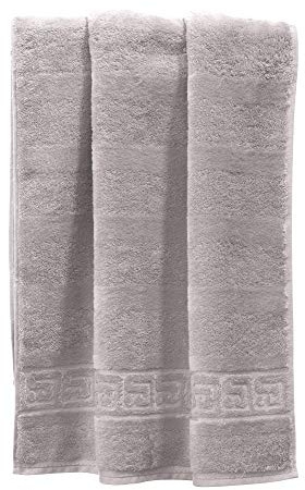 Cawö Handtuch 1001 Noblesse Walk-Frottier hellgrau Größe 50x100 cm