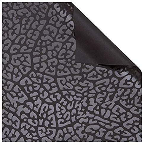 folia 20101 - Designpapier Premium, 10 Bogen in Wildlife schwarz, ca. 50 x 70 cm, 90 g/m², einseitig beschichtet mit Glanzlack, ideal zum Verpacken, Verzieren oder für besondere Bastelarbeiten