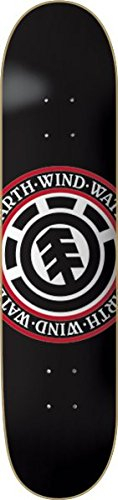 Element Elemental Seal 8.0 Thriftwood Skateboard Deck schwarz