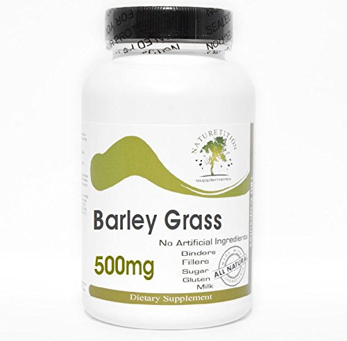 Barley Grass 500mg ~ 100 Capsules - No Additives ~ Naturetition Supplements