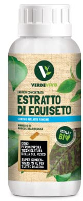 VerdeVivo Estratto di Equiseto Concentrato Fungicida 100% Naturale