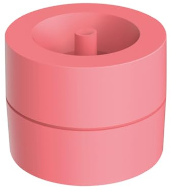 MAUL Klammernspender MAULpro | Schreibtisch Organizer zur Aufbewahrung von Büroklammern | magnetischer Ordnungshelfer für Büro, zu Hause und Arbeitszimmer | inklusive 15 Klammern | Touch of Rose