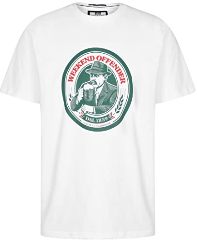Weekend Offender Birra AW22 T-Shirt Herren weiß/grün, XL