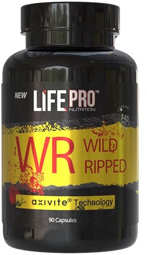 Life Pro Quemador de Grasa para Adelgazar Wild Ripped, Pastillas para controlar el apetito y mejorar el metabolismo, Apoyo en pérdida de grasa desde 45 hasta 90 días por bote, Natural y Respaldado