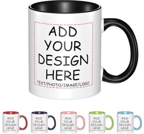 Taza con foto personalizada Taza personalizada Diseñe su propio estilo con palabras Imagen 11 oz Múltiples colores Regalos personalizados Tazas personalizadas para cumpleaños Aniversario Navidad