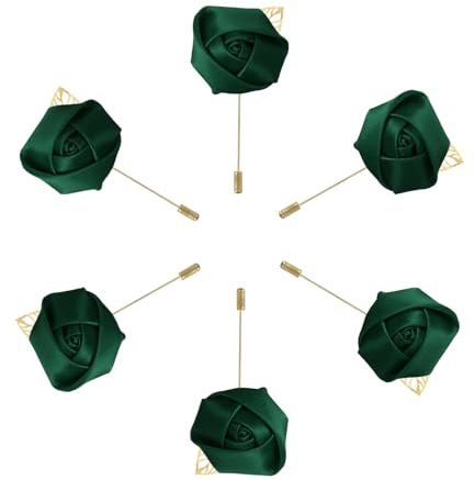sourcing map Groom Anstecksträuße Rose Anstecksträuße Pins für Herren Hochzeit Zeremonie Jubiläum Formelles Abendessen