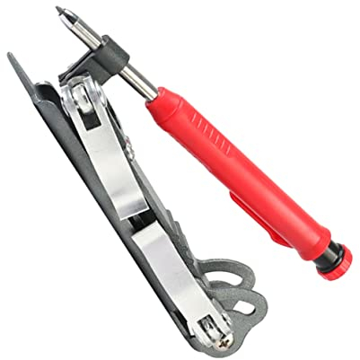 BESTonZON Tischler Werkzeug Schreiner Markierstift Radmarkierlehre Zimmermannse Konturlehre Profil Wok-abtropfgestell Reißnadel-markierungs Diy Aluminiumlegierung Multifunktion Sake Mehrzweckwerkzeug