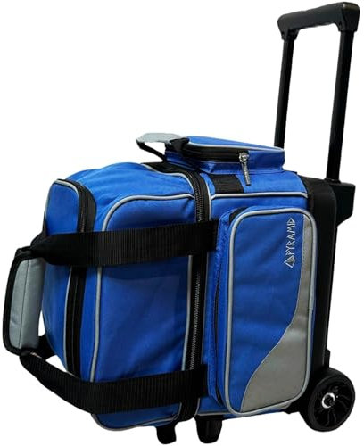 Pyramid Path Pro Deluxe Bowlingtasche (Königsblau/Silber)
