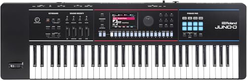 Roland JUNO-D6 Synthesizer | 61-Note Keyboard with Synth Action | ZEN-Core Engine with Over 3800 Onboard Sounds | Intuitive Creative Tools | USB-C Audio/MIDI Interface for Mobile & Computers