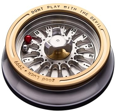 HAMMERSMITH Carnival Pocket Roulette - Adult Stress Relief Fidget Spinner, Premium EDC Toy (Classic V3 Edition)