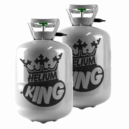 2 x Disposable Helium Gas Canister - Fills 60 x 9 Inch Latex Balloons or 28 Foil Balloons - Helium Balloon Gas UK Filled Helium Cylinder for Parties - 2 Canisters in Total