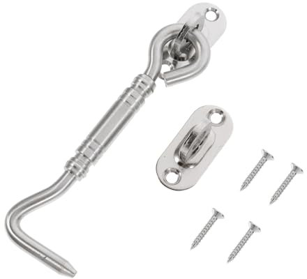 Homoyoyo Serratura Per Porta Scorrevole Per Fienili Resistente Cancelli Porte Da Garage e Capannoni Materiale Di Facile Da Aprire e Chiudere
