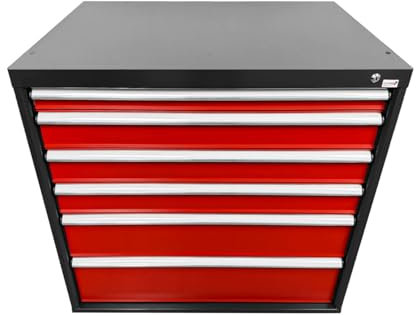 PAULIMOT Schubladenschrank 1.031 x 750 x 1.000 mm (B x T x H) mit sechs Schubladen