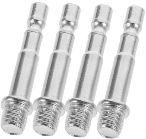 GLSTOY 4 Stück-pack 3/8 Zoll Mikrofonstativadapter Metall Schraubadapter Ersatzteil Für Mikrofonständer Mikrofonstativ Zubehör Robust Und Glatte Kanten Kompatibel Mit Gängigen Mikrofonstativen
