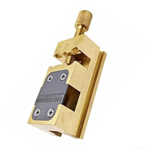 GLFLOW Outil de réparation de montre en métal pointeur tube pince étau manuel pour fabrication de bijoux