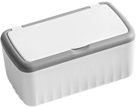 ULTECHNOVO Caja De Toallitas Húmedas Rectangular De Alta Capacidad Dispensador Tapa Hogar Portarrollos para Baño Contenedor De Toallitas Desechables