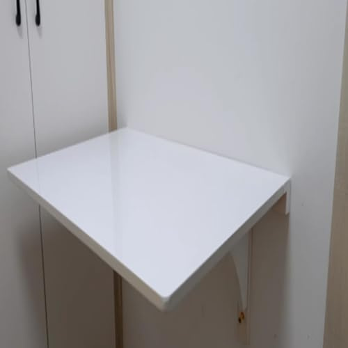 MEVZHH Vikbar förvaringshylla väggmonterad utrymme Savidesk Forall områden idealisk för kök och hantverk/blanc/100 x 55 cm/39,37 x 21,65 tum