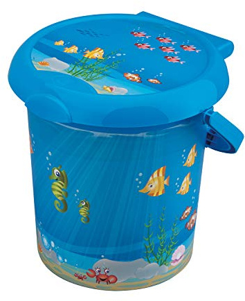 Rotho Babydesign Ocean StyLe! Blöjhink, för hygienavfall, 11 l, StyLe! Blå, 20215012576