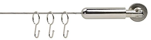 Liedeco Spannseil-Garnitur Memphis | Seilspanngarnitur, Länge 500 cm | vernickelt