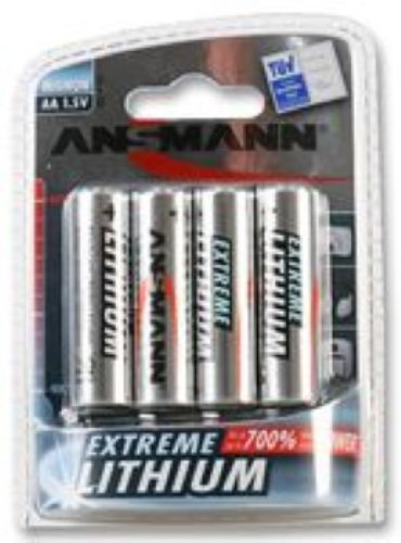 Ansmann 1x4 Extreme Lithium Mignon AA LR 6