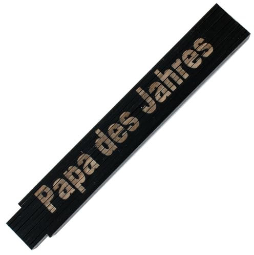 Zollstock Meterstab Papa des Jahres,Schwarz