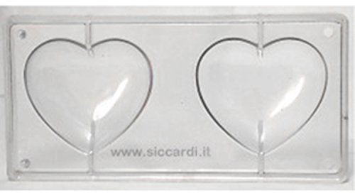 Siccardi Stampo per Cioccolato in policarbonato Cuore Grande