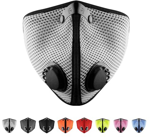 RZ Mask M2 Face Mask, Large, Titanium for Woodworking, Home Improvement, and DIY