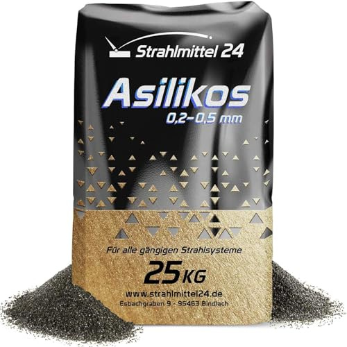 25 kg Asilikos 0,2-0,5 mm Strahlmittel