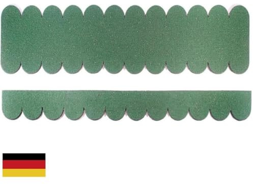 Mini Dachschindeln Rund (41 mm) - 3 Sets - Grün Manufaktur Martinshof Minidachschindeln,hergestellt in der Werkstatt für behinderte Menschen in Deutschland Biberschwanz, Dachdeckung, Vogelhaus