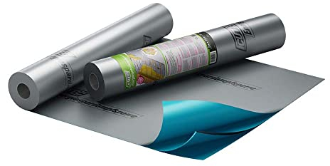 ICUTEC 033 5229 Energiespardampfsperre 2 x 12,5 m Dampfsperre, blau/silber