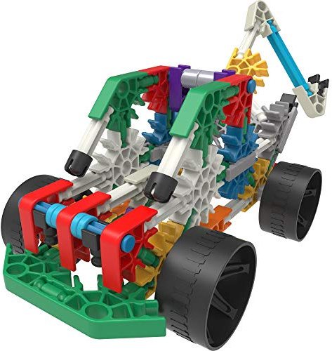 K'Nex 36178 - BAU- und Konstruktionsspielzeug Set 10 in 1, STEM Baukasten, Konstruktionsset für 10 Modelle, Bauset mit 130 Teilen, Spielset Fuer Kinder von 5-10 Jahre