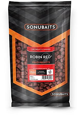 Sonu Baits Robin Red Feed Pellet - 14mm (with holes)