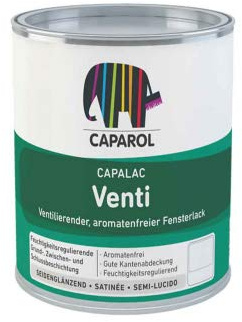Caparol Capalac Venti weiß 0,75l - Fensterlack Ventilationslack